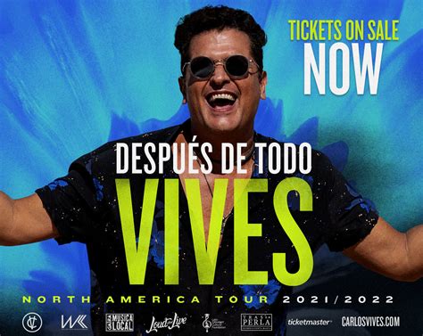 Carlos Vives Announces The Great Latin Fiesta World Tour: Bringing Colombian Rhythms to a Global Stage!